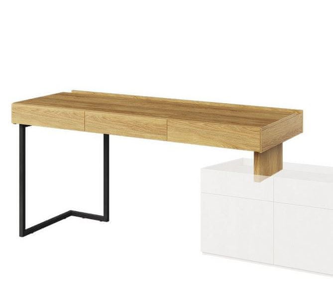 Veneti Písací stôl TAGHI - 150 cm, hikora